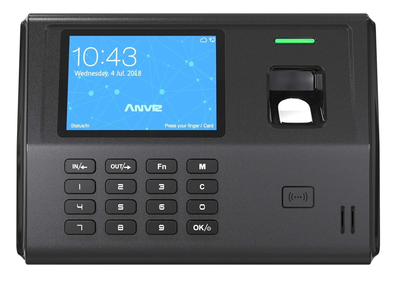 Biometric Clock in Device