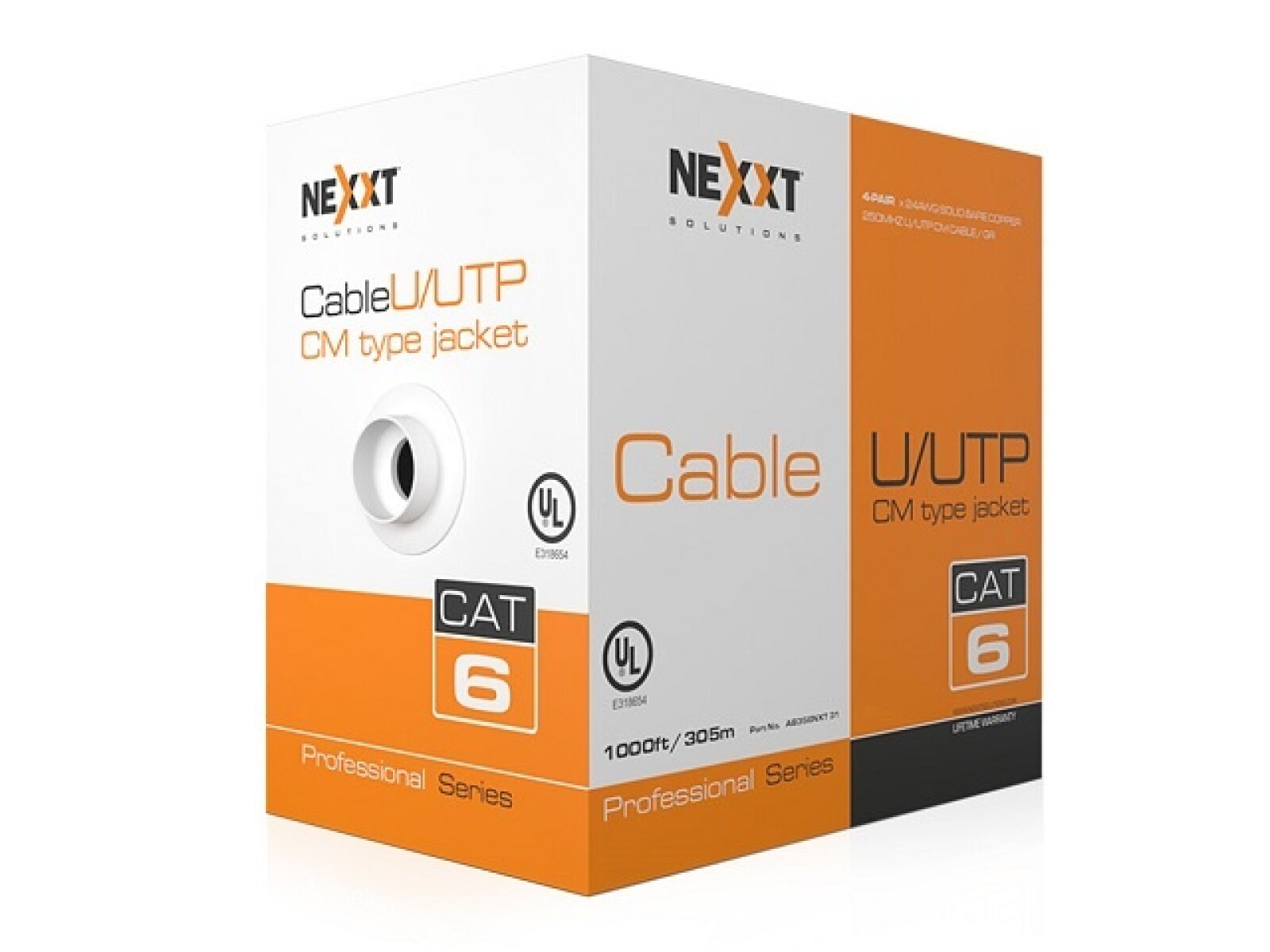 Nexxt Professional Cat6 UTP Cable 4P 24AWG CM 305m GR