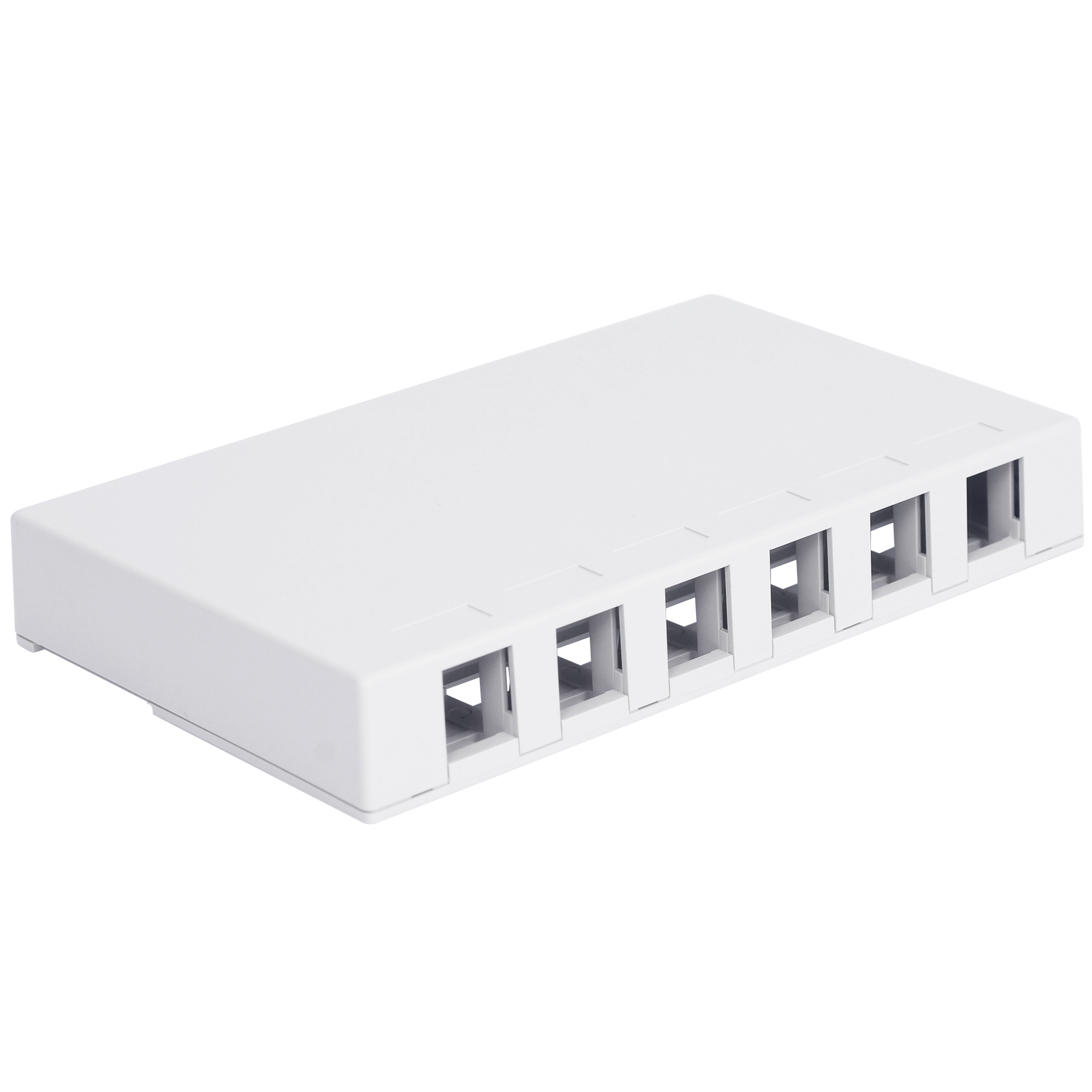 Cat6 RJ45 Surface Mount Box Shielded 2-Port
